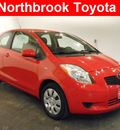 toyota yaris 2008 red hatchback gasoline 4 cylinders front wheel drive automatic 60062