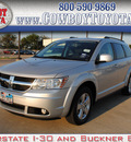 dodge journey 2010 silver suv sxt gasoline 6 cylinders front wheel drive automatic 75228
