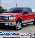 ford f 150 2011 red xlt ecoboost gasoline 6 cylinders 4 wheel drive automatic 62708