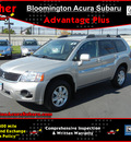 mitsubishi endeavor 2010 silver suv ls awd gasoline 6 cylinders all whee drive automatic 55420