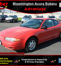 oldsmobile alero 2001 red coupe gx gasoline 4 cylinders front wheel drive automatic 55420