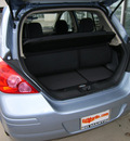 nissan versa 2012 lt  blue hatchback gasoline 4 cylinders front wheel drive automatic 46219