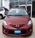 mazda mazda5 2009 red van touring gasoline 4 cylinders front wheel drive automatic 07702