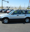 subaru forester 2003 silver wagon x awd gasoline 4 cylinders all whee drive 5 speed manual 55420