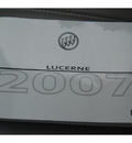 buick lucerne 2007 silver sedan v6 cxl gasoline 6 cylinders front wheel drive automatic 46036