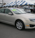 ford fusion 2010 beige sedan se gasoline 4 cylinders front wheel drive automatic 13502