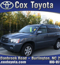 toyota highlander 2001 blue suv gasoline 6 cylinders dohc all whee drive automatic 27215