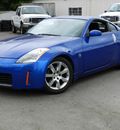 nissan 350z 2003 blue coupe gasoline 6 cylinders rear wheel drive automatic 95678