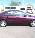 mazda mazda3 2007 purple sedan i sport gasoline 4 cylinders front wheel drive automatic 80504