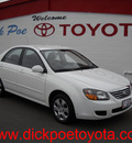 kia spectra 2009 white sedan gasoline 4 cylinders front wheel drive automatic 79925