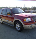 ford expedition 2005 red suv eddie bauer gasoline 8 cylinders rear wheel drive automatic 75503