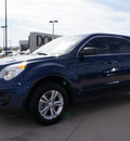 chevrolet equinox 2010 blue suv ls gasoline 4 cylinders front wheel drive automatic 76018