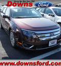 ford fusion 2012 dk  red sedan sel gasoline 4 cylinders front wheel drive automatic with overdrive 08753