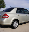 nissan versa 2009 tan sedan gasoline 4 cylinders front wheel drive automatic with overdrive 76018