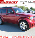 dodge nitro 2008 red suv r t gasoline 6 cylinders 4 wheel drive automatic 45840
