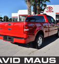 ford f 150 2007 red stx gasoline 8 cylinders rear wheel drive automatic 32771