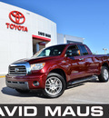 toyota tundra 2007 red limited gasoline 8 cylinders rear wheel drive automatic 32771