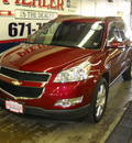 chevrolet traverse 2011 red gasoline 6 cylinders all whee drive automatic 14580