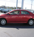 toyota corolla 2009 red sedan le gasoline 4 cylinders front wheel drive automatic 46410