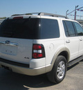 ford explorer 2010 white suv eddie bauer gasoline 6 cylinders 4 wheel drive automatic with overdrive 62863