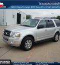 ford expedition 2011 silver suv xlt flex fuel 8 cylinders 2 wheel drive automatic 76108