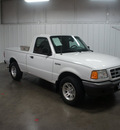 ford ranger 2001 off white pickup truck xl gasoline 4 cylinders rear wheel drive automatic with overdrive 76108