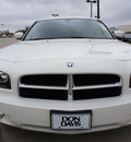 dodge charger 2010 white sedan r t gasoline 8 cylinders rear wheel drive automatic 76018
