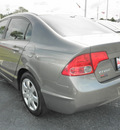 honda civic 2008 gray sedan lx gasoline 4 cylinders front wheel drive automatic 34474