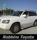 toyota highlander 2006 white suv gasoline 4 cylinders front wheel drive automatic 75503