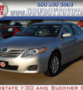 toyota camry 2011 silver sedan le gasoline 4 cylinders front wheel drive shiftable automatic 75228