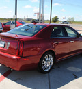 cadillac sts 2011 red sedan gasoline 6 cylinders rear wheel drive automatic 76087