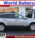 subaru outback 2010 steel silver wagon 2 5i premium gasoline 4 cylinders all whee drive automatic 07701
