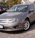 ford fusion 2011 gray sedan sel gasoline 4 cylinders front wheel drive automatic 61832