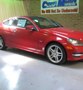 mercedes benz c class 2012 red coupe c250 gasoline 4 cylinders rear wheel drive automatic 44883