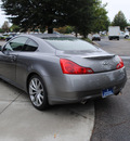 infiniti g37 2008 gray coupe sport gasoline 6 cylinders rear wheel drive 6 speed manual 27616