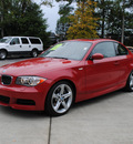 bmw 1 series 2009 red coupe 135i gasoline 6 cylinders rear wheel drive shiftable automatic 27616