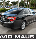 toyota camry 2012 black sedan se 4 cylinders front wheel drive automatic 32771