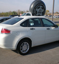 ford focus 2011 white sedan gasoline 4 cylinders front wheel drive automatic 13502