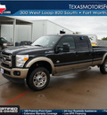 ford f 350 super duty 2011 black king ranch biodiesel 8 cylinders 4 wheel drive automatic 76108