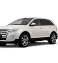 ford edge 2012 white suv limited gasoline 6 cylinders front wheel drive shiftable automatic 46168