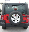 jeep wrangler 2012 red suv sport gasoline 6 cylinders 4 wheel drive 6 speed manual 45840