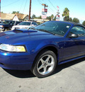 ford mustang 2003 dk  blue gt deluxe gasoline 8 cylinders sohc rear wheel drive 5 speed with overdrive 92882