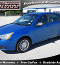 ford focus 2011 blue sedan se gasoline 4 cylinders front wheel drive automatic 77388