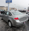 ford focus 2008 gray sedan gasoline 4 cylinders front wheel drive automatic with overdrive 60546