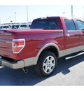 ford f 150 2009 red lariat flex fuel 8 cylinders 2 wheel drive automatic 77388