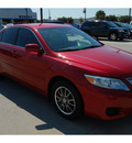 toyota camry 2010 red sedan le 4 cylinders front wheel drive automatic 77090