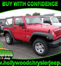 jeep wrangler 2012 red suv sport gasoline 6 cylinders 4 wheel drive automatic 33021
