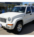 jeep liberty 2004 white suv limited gasoline 6 cylinders 4 wheel drive automatic 47172