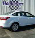 ford focus 2012 white sedan sel gasoline 4 cylinders front wheel drive automatic 80905
