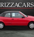 volkswagen cabrio 1999 red gasoline 4 cylinders front wheel drive automatic with overdrive 60546